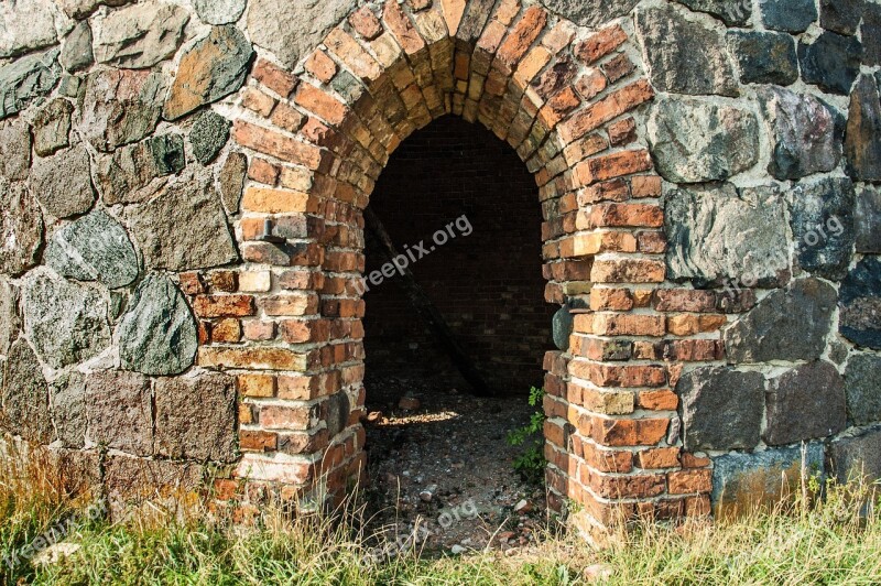 Stone Gate Ruin Water Tower Mauck Free Photos