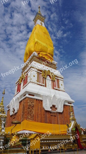 Nakhon Phanom Phra That Phanom Pagoda The Lord Buddha's Relics Buddha