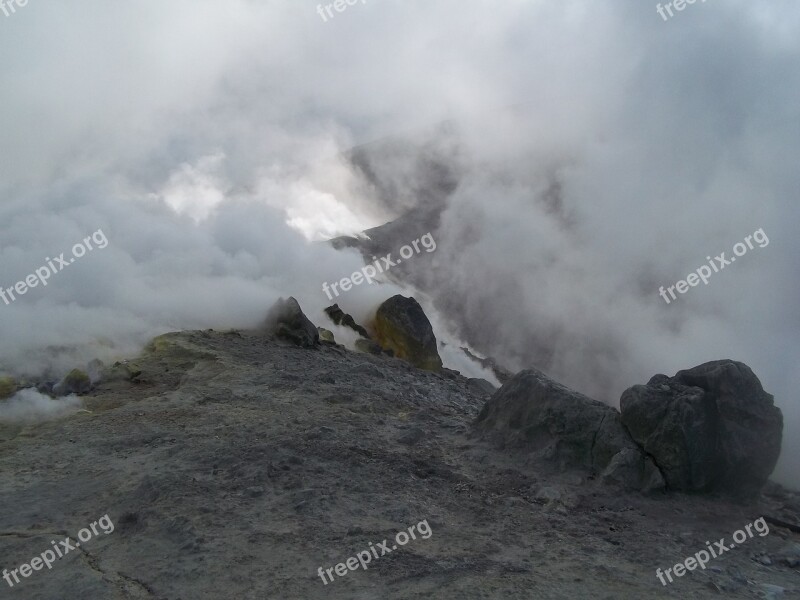 Vulcano Italy Sicily Mediterranean Volcano