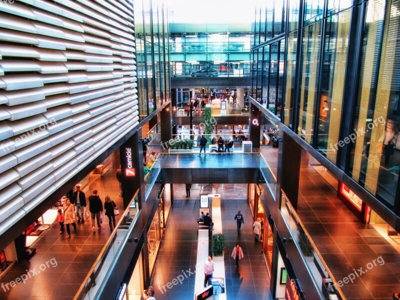 Shopping Centre Shoopingmall Mall Shopping Courtyards At The Brühl