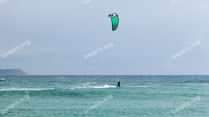 Cyprus Ayia Napa Makronissos Beach Kite Surf Free Photos