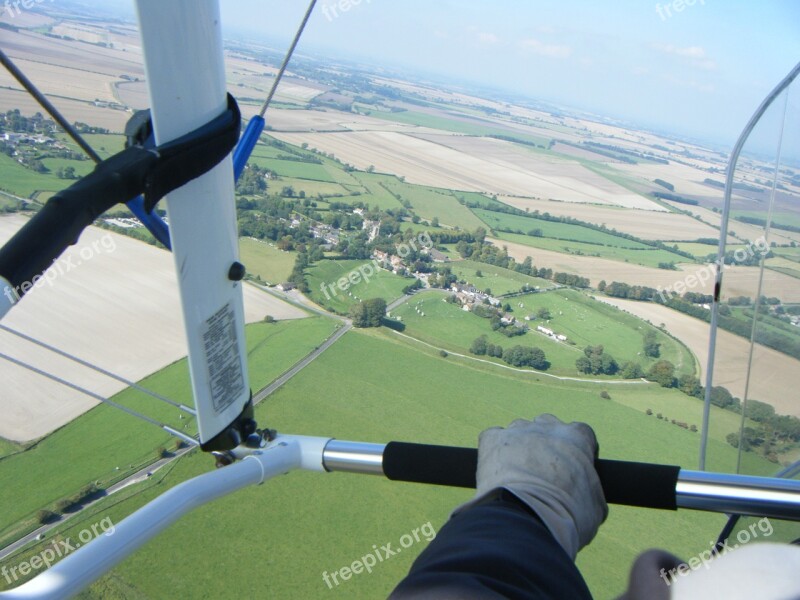 Microlight Avebury Flying Free Photos