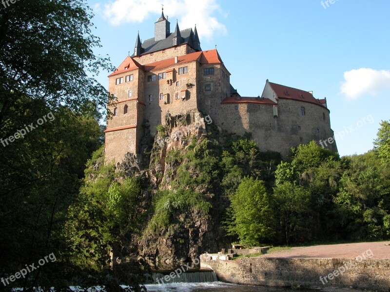 Castle Kriebstein Saxony Fairy Tale Castle Zschopau Knight's Castle