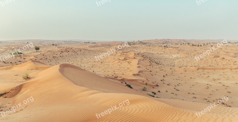 Desert Sand Dune Emirates Nature