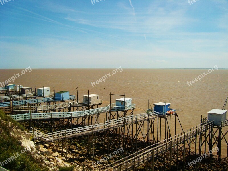 Cabin On Stilts Fisherman's Hut Net Fishing Fishermen's Hut