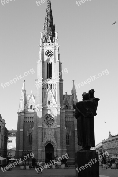 Novi Sad Serbia Church Statue Free Photos