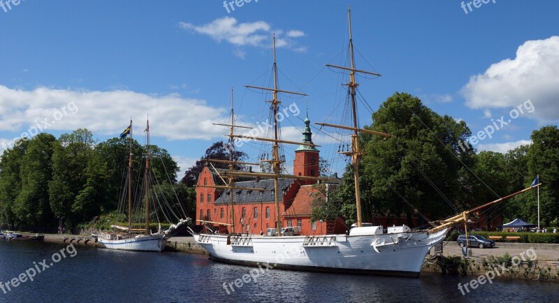 Najaden Halmstad Castle Sailing Ship Free Photos