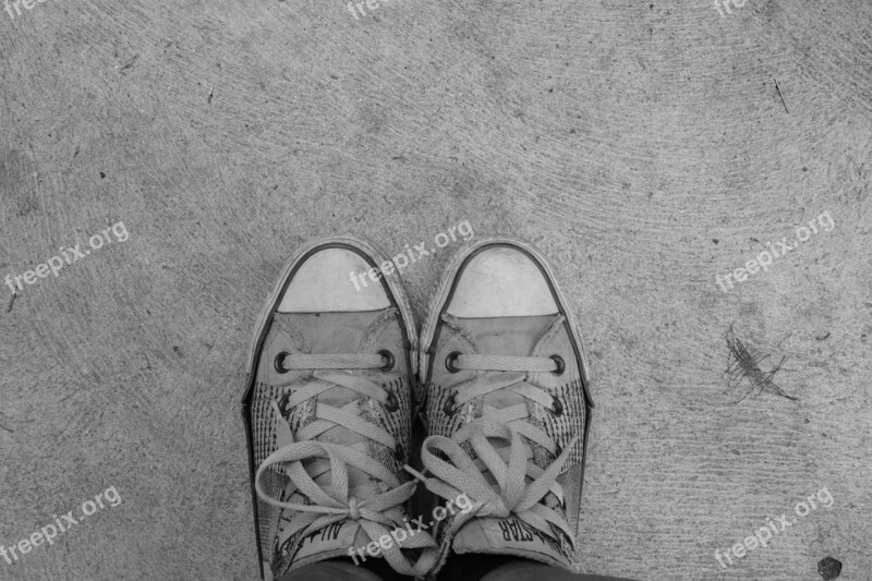 Feet Shoes Converse All Stars Standing