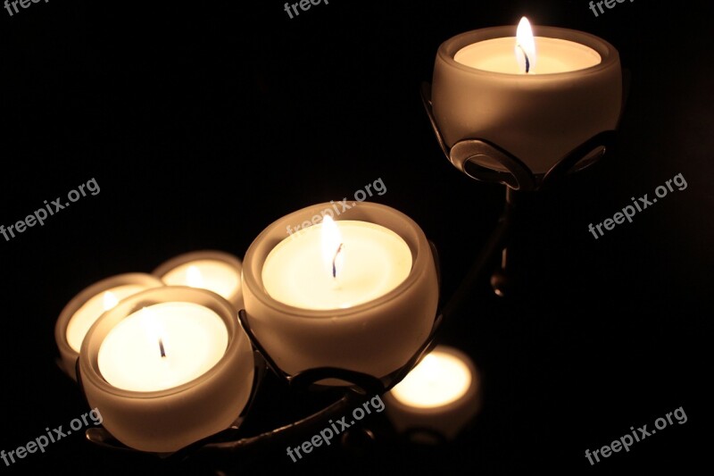 Candles Candle Holders Light Candlelight Romantic