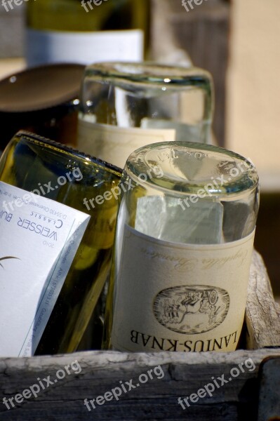 Bottles Wine Still Life Glass Bottles Free Photos