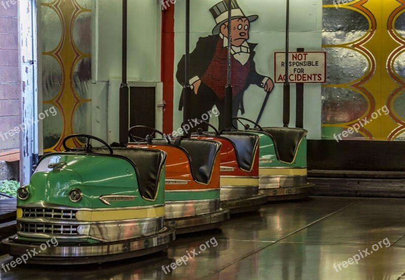 Bumper Car Boardwalk Entertainment Amusement Bumper