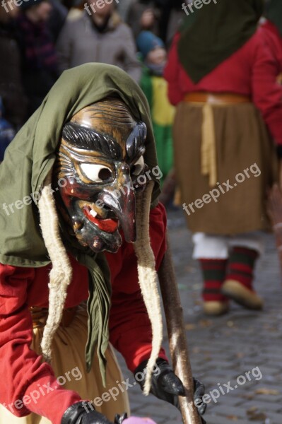 The Witch Profile Woman Braids Headscarf