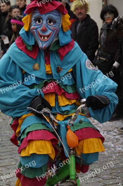 Colorful Friendly Color Clown Face