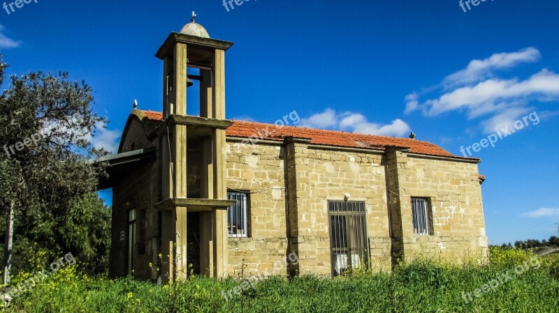 Cyprus Mosfiloti Countryside Chapel Free Photos