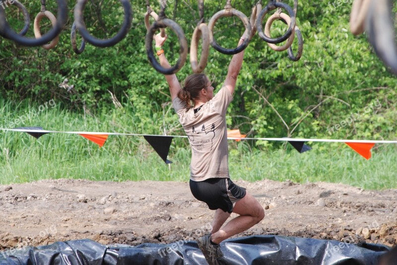 Girl Woman Rings Monkey Bars