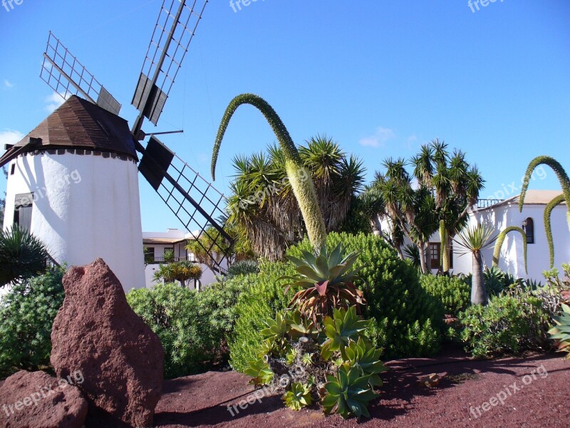 Historically Windmill Blades Balearic Islands Free Photos