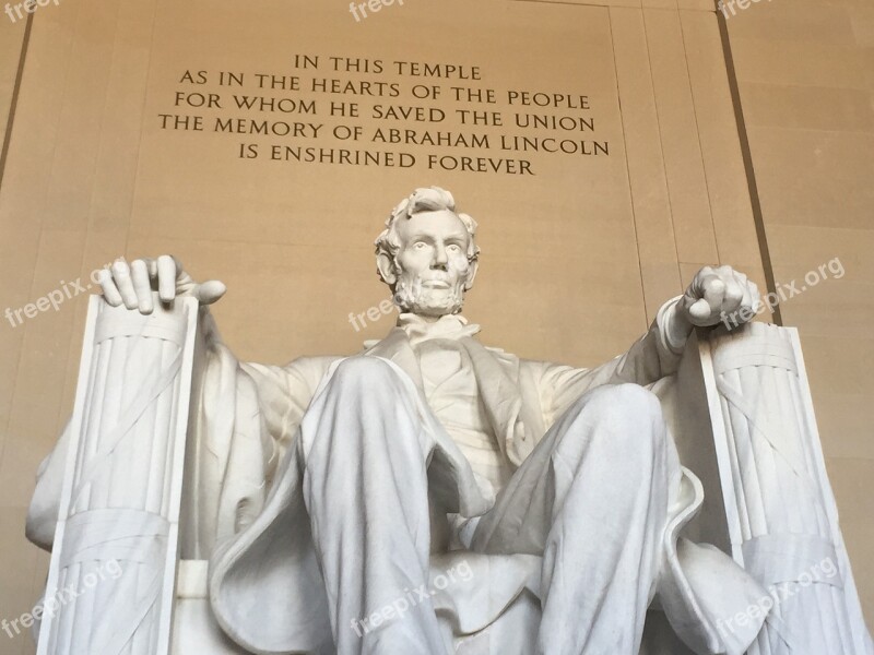 Lincoln Memorial Washington Dc President Free Photos