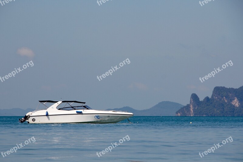 Sea Boat Thailand Water Ship