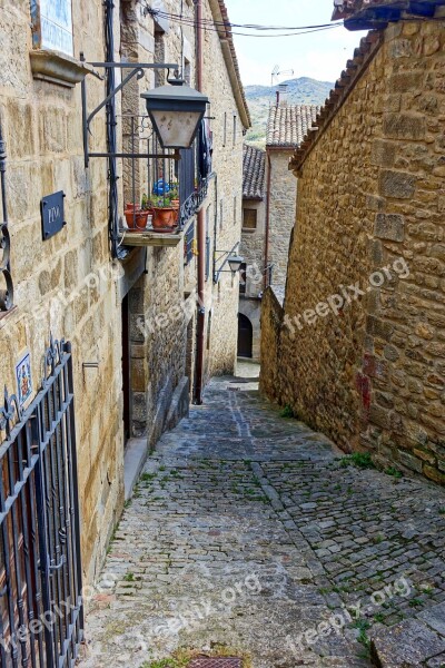 Lane Narrow Sos Del Rey Catolico Historic Architecture