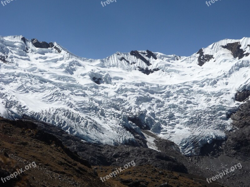 Nevado Course Huaytapallana Peru Mountain