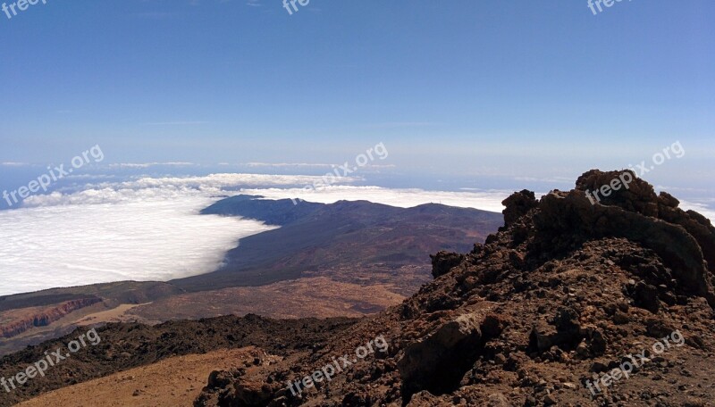 Sky Blue Mountain Clouds Holidays