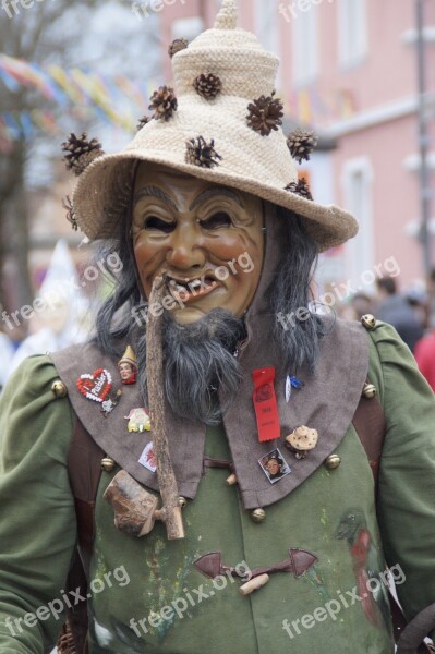 Waldschrat Man Male Hat Pipe