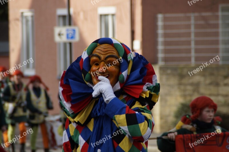 Fool Clown Figure Funny Harlequin