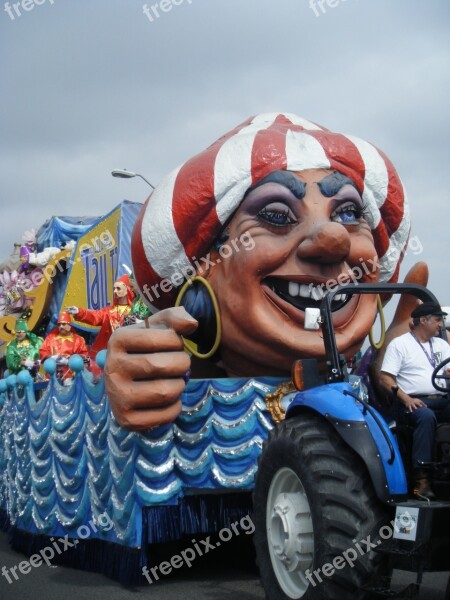 New Orleans Mardi Gras Float Festival Decoration