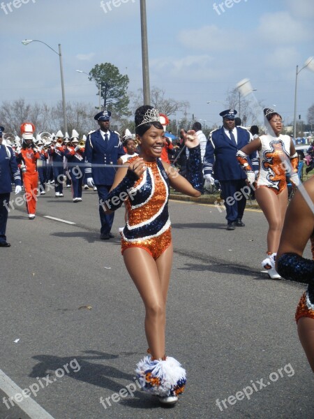 Mardi Gras New Orleans Marching Band Free Photos