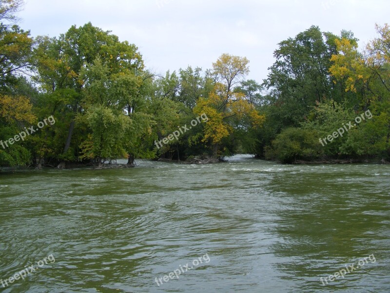 River Fox River Kaukauna Wisconsin Free Photos