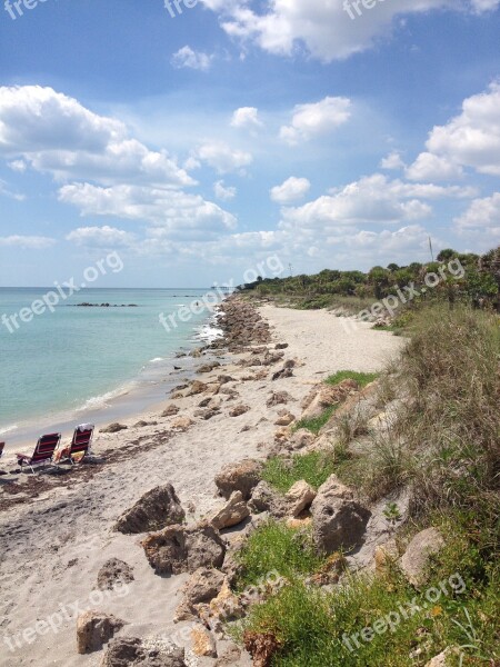 Beach Ocean Sand Coast Travel