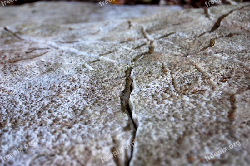 Rock Cracked Crack Fracture Weathered