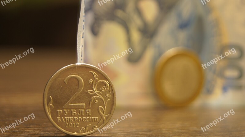 Ruble Coin Money Coins Currency