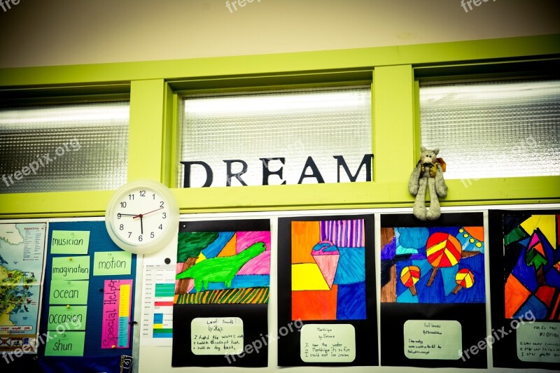 Dream Inspire Teaching Classroom Imagine