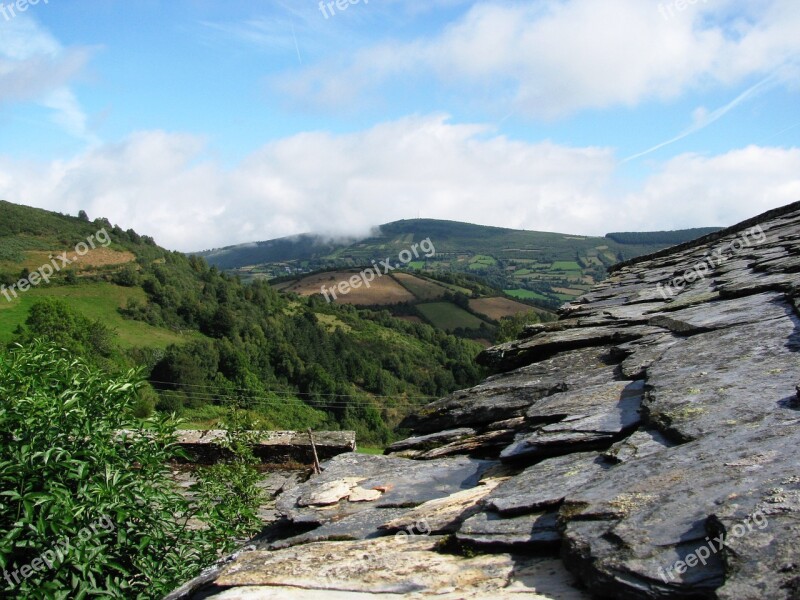 Way Of St James Galicia Pilgrim Landscape Spain