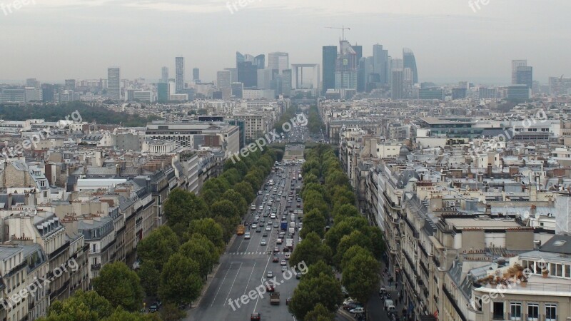 Paris City Defence Street France