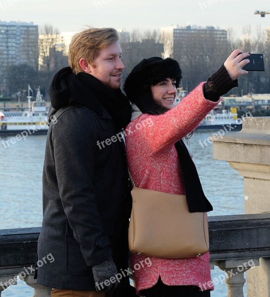 Selfie Schelde Antwerp Happy People