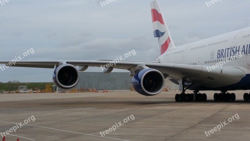 Airbus A380 Airbusa380 Airplane Engine