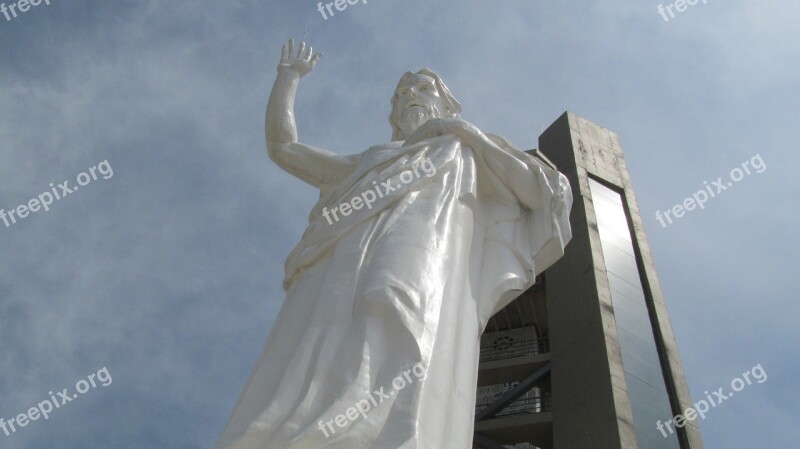 Statue The Blessed Sacrament Bucaramanga Colombia Floridablanca