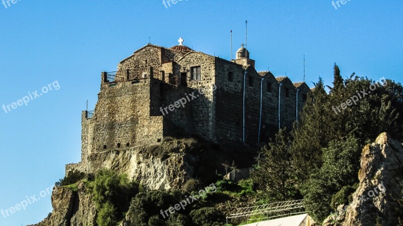 Cyprus Stavrovouni Monastery 3rd Century Landmark