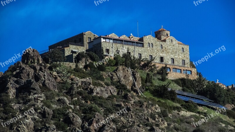 Cyprus Stavrovouni Monastery 3rd Century Landmark