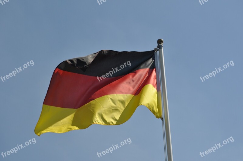 Flag Germany Black Red Gold World Championship Flag Germany