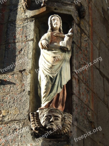 Statue Church Sculptor Sainte Free Photos