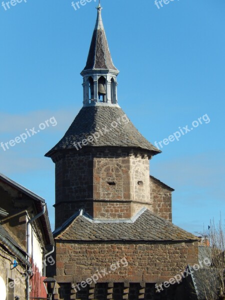 Village Besse Auvergne Bell The Tower