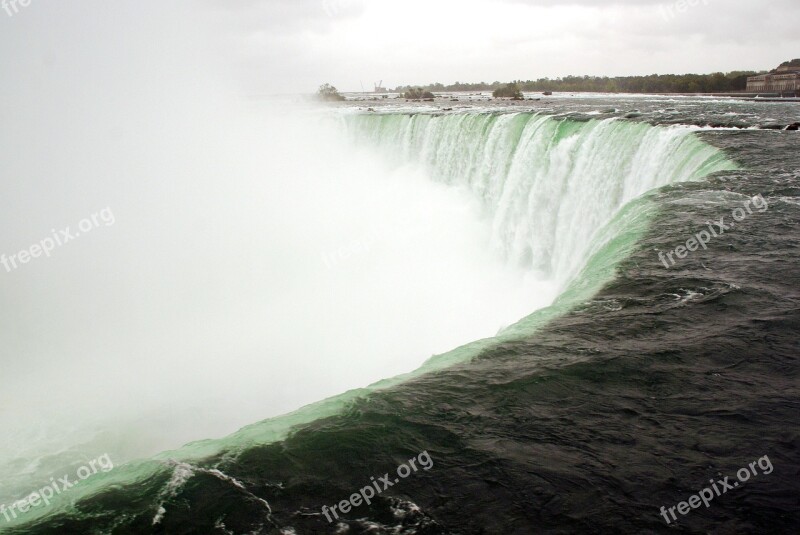 Canada Niagara Canadian Falls Gulf Clouds