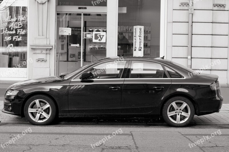 Auto Pkw Vehicle Audi Black