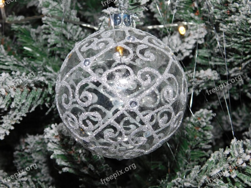 Christmas Bauble Tree Festive Celebration