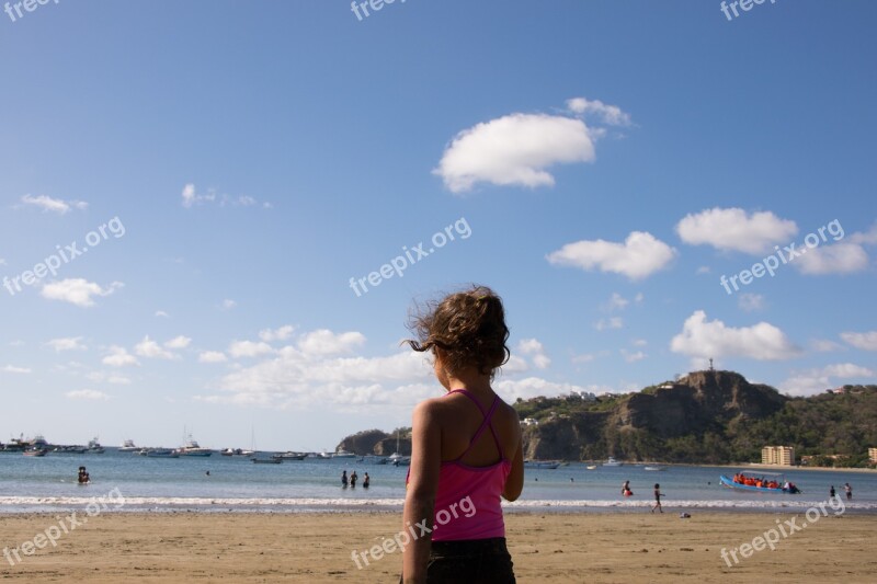 Watching Sky Beach Sea Ocean