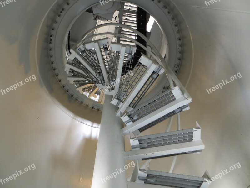 Architecture Spiral Staircase Stairs Gradually Tower