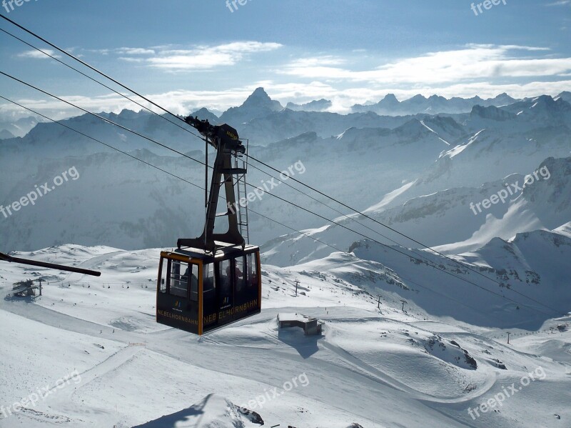 The Nebelhorn Panorama Gondola Free Photos